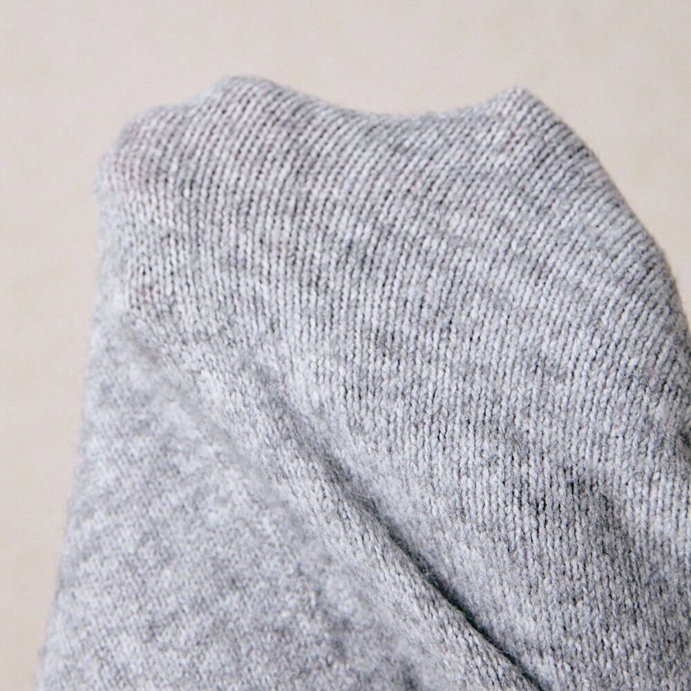 Grey Casual Women's Versatile Pullover Long Sleeve Sweater - Picture 7 of 7